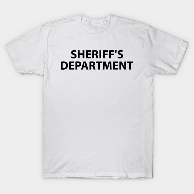 Sheriffs Department T-Shirt by twix123844